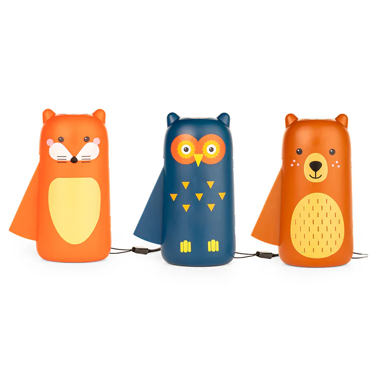 Kikkerland Kidoki Squeeze Flashlight – Assorted Styles – Each Sold Separately