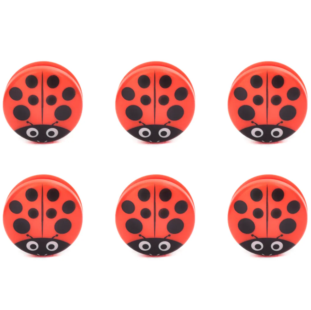 Kikkerland Ladybug Bag Clips – Set of 6 - Image 2