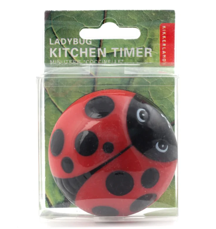 Kikkerland Ladybug Kitchen Timer - Image 2