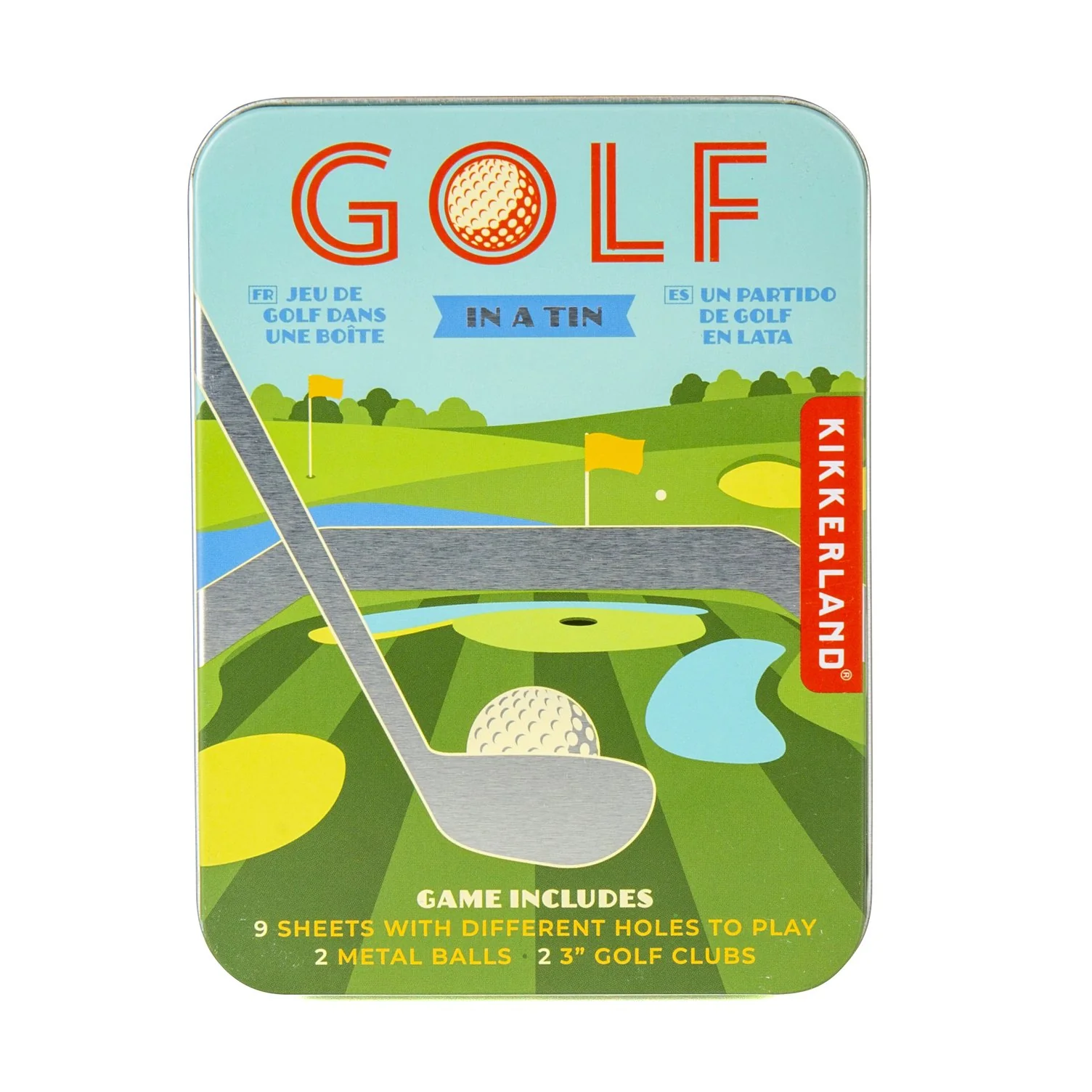 Kikkerland Mini Golf Game In A Tin