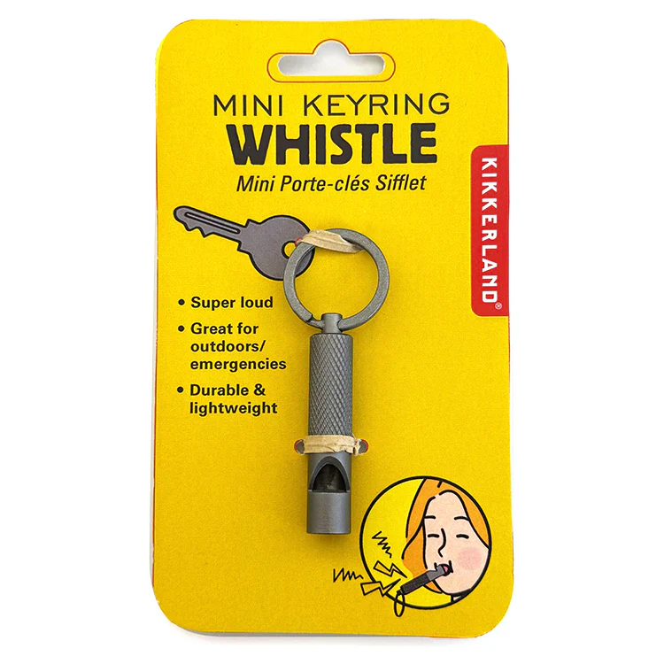 Kikkerland Mini Keyring Whistle