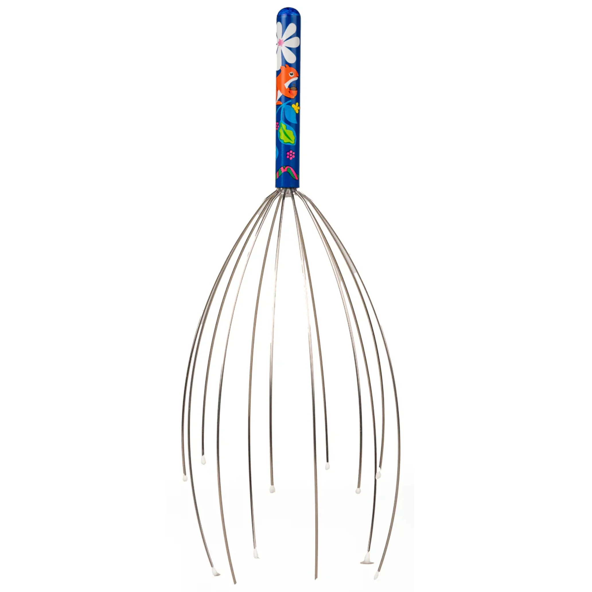 Kikkerland Nature Head Massager โ Assorted Colors - Each Sold Separetely