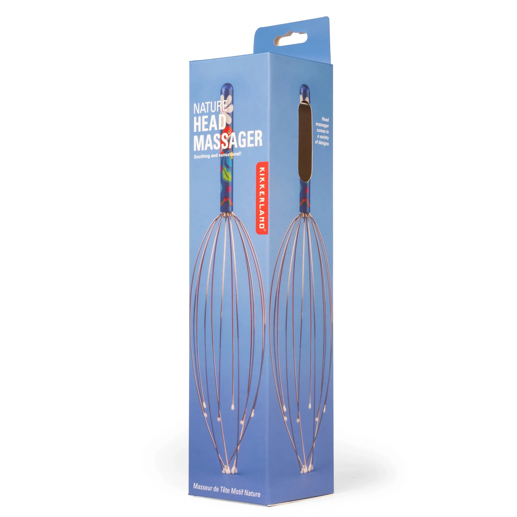 Kikkerland Nature Head Massager โ Assorted Colors - Each Sold Separetely - Image 2