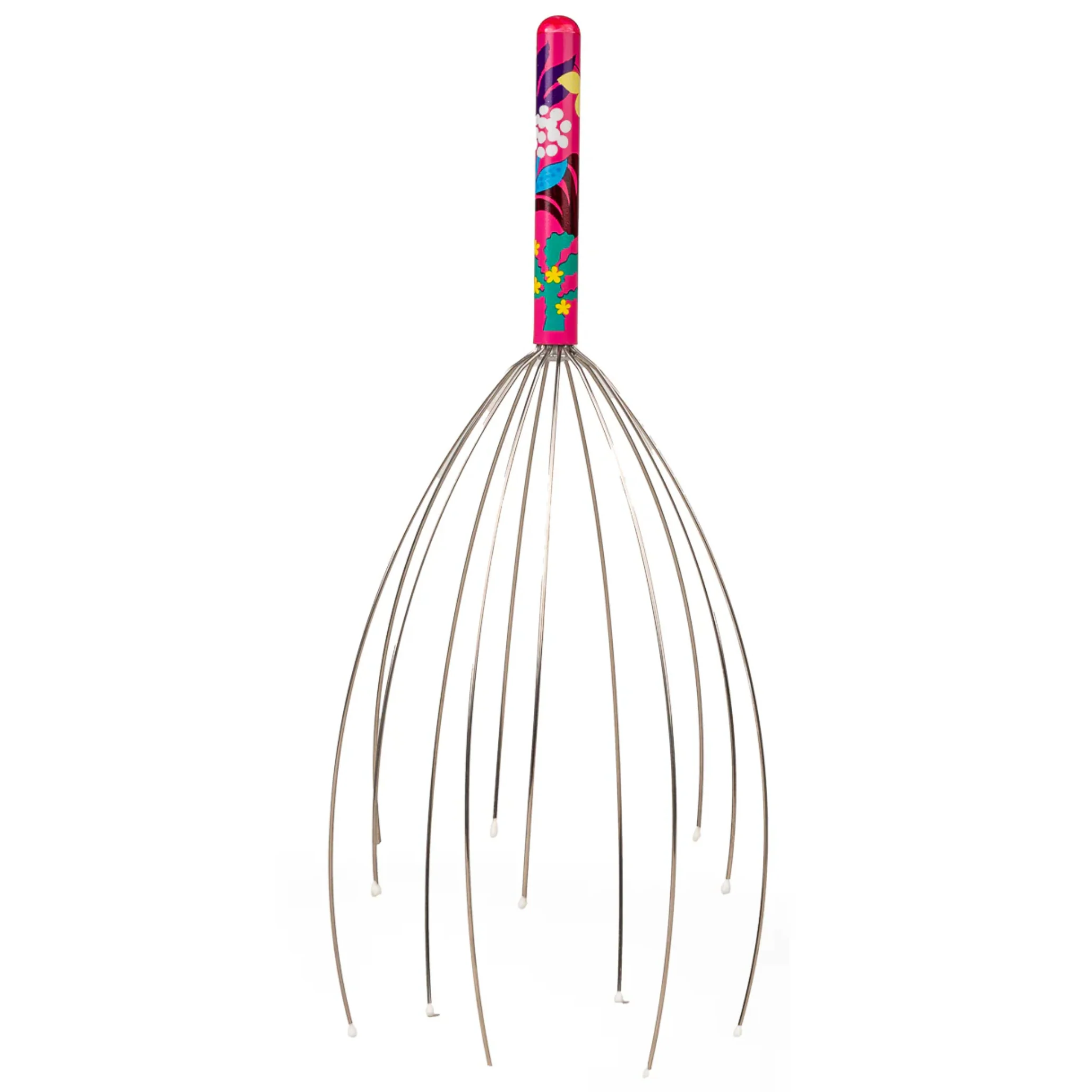 Kikkerland Nature Head Massager โ Assorted Colors - Each Sold Separetely - Image 3