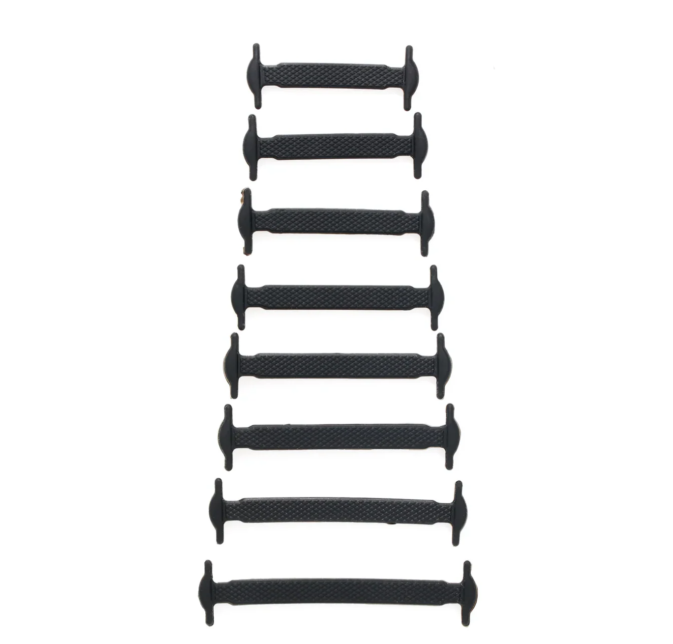 Kikkerland No-Tie Shoe Bands β Black - Image 2