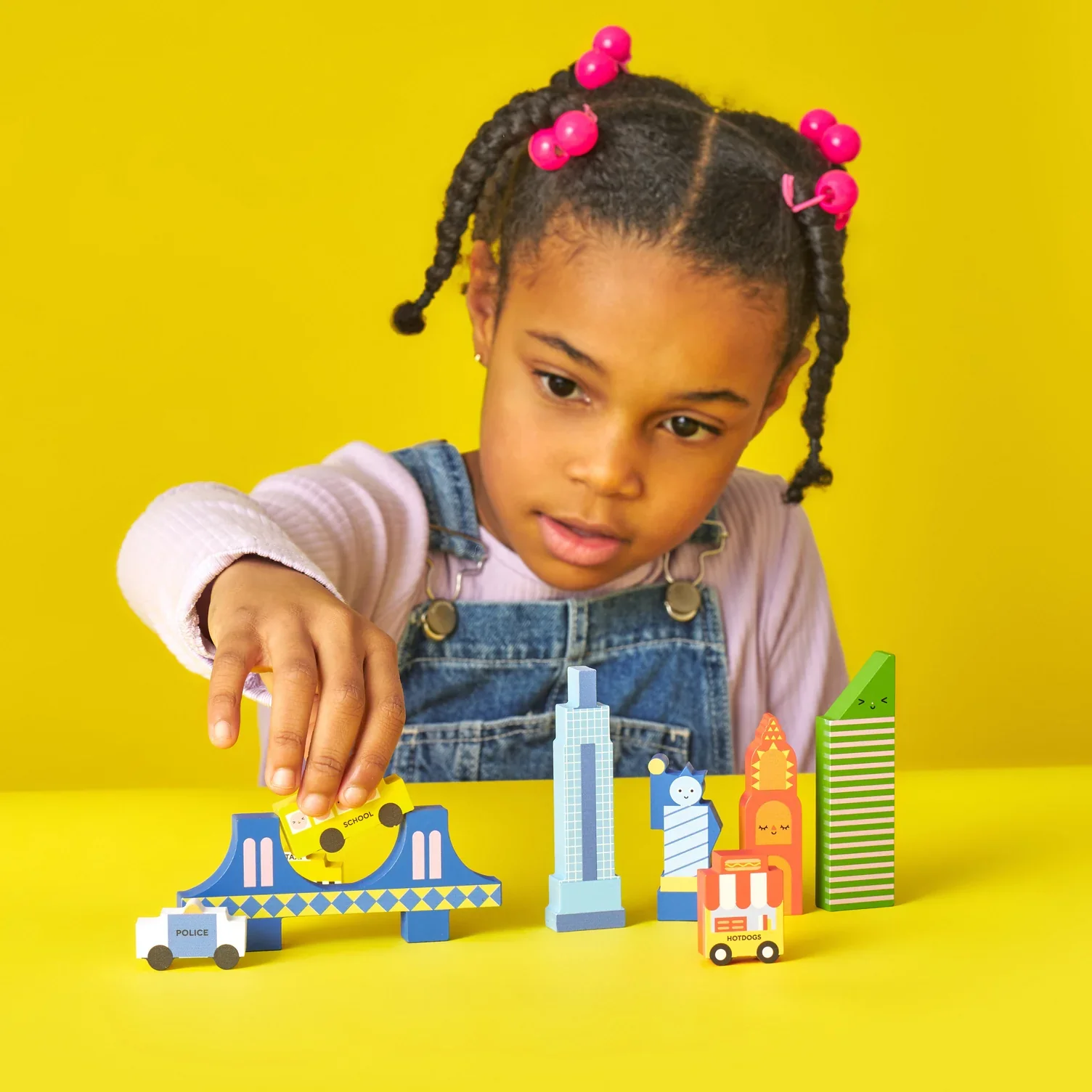 Kikkerland NYC City In My Pocket – Mini Wooden Blocks - Image 3