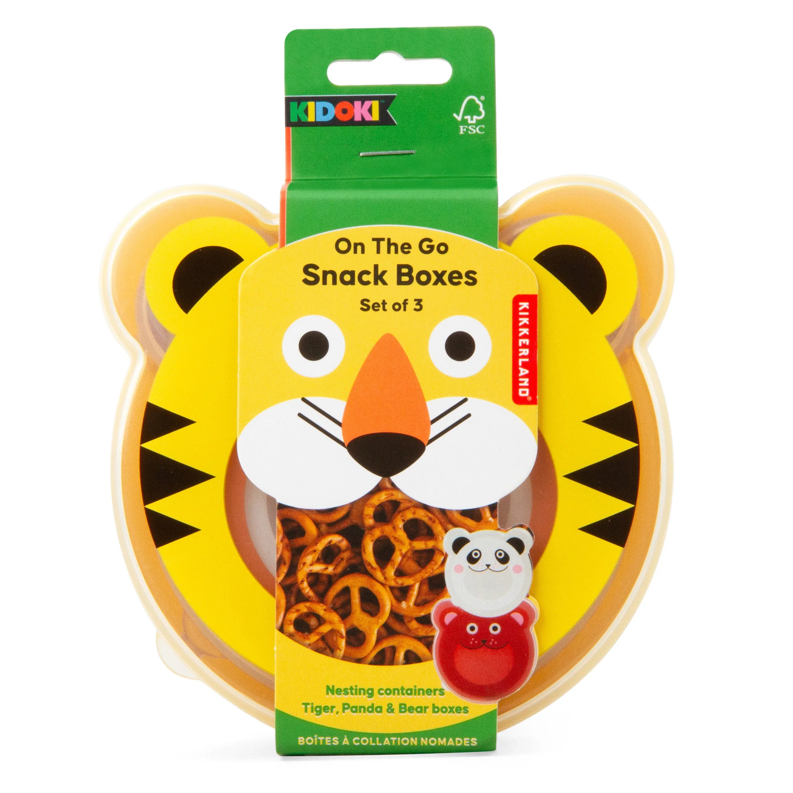 Kikkerland On The Go Snack Box β Set of 3 - Image 2