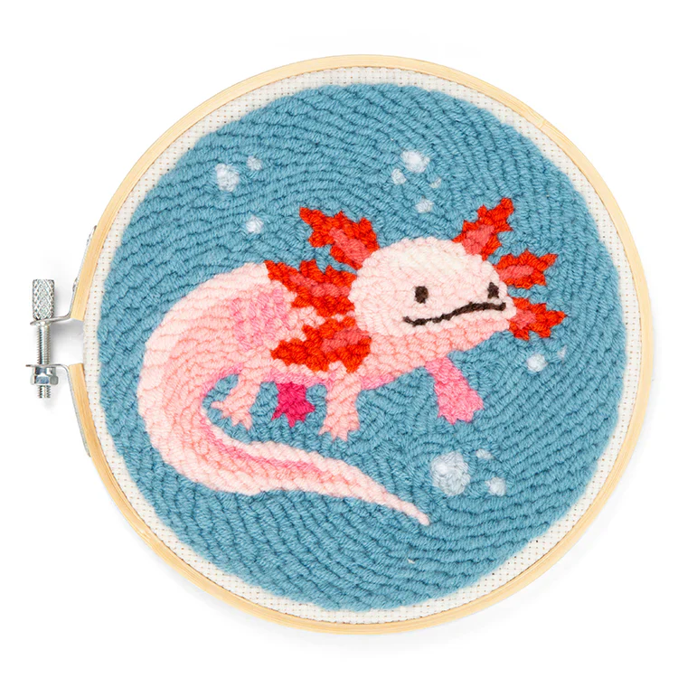 Kikkerland Punch Needle Kit – Axolotl - Image 2