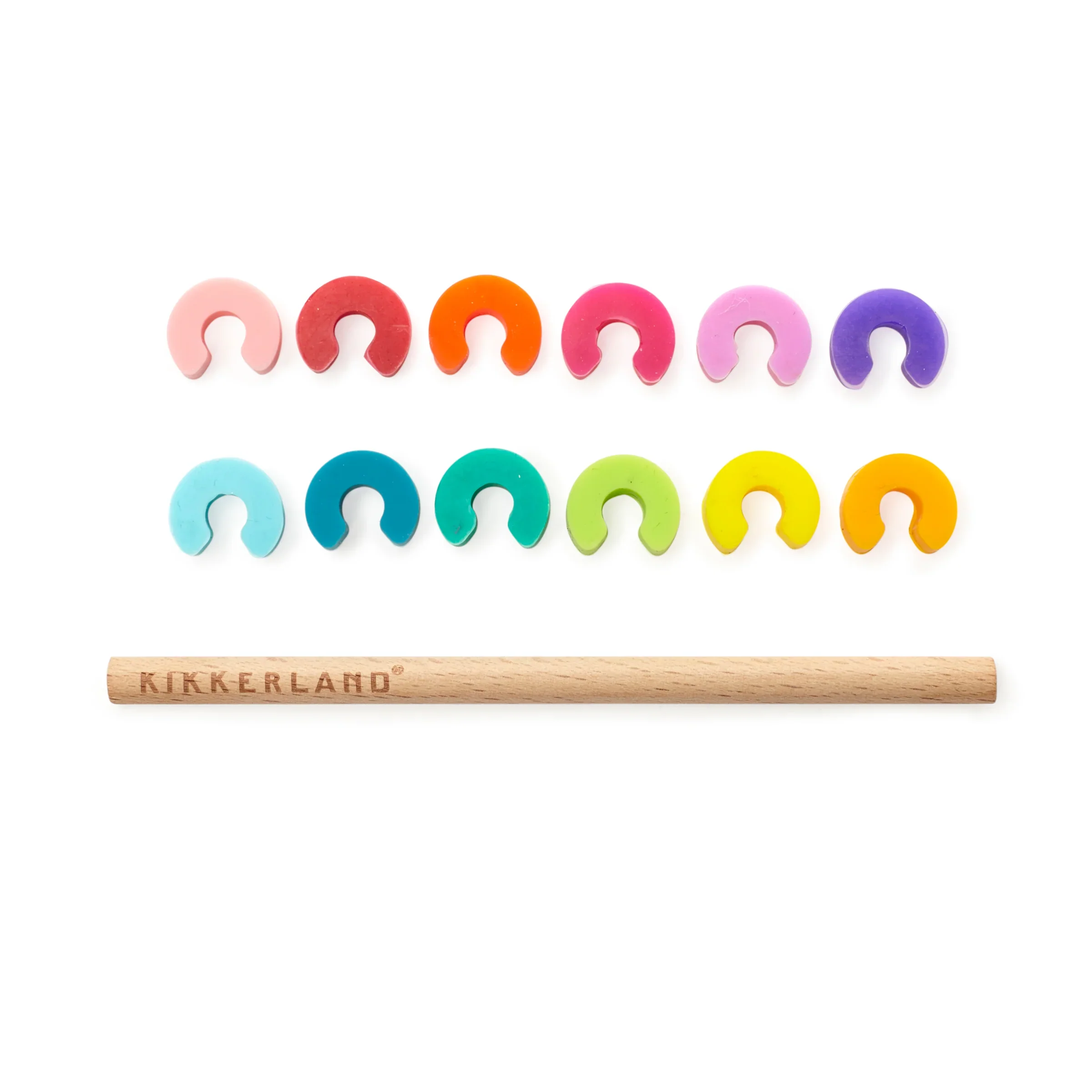 Kikkerland Rainbow Drink Markers – Set of 12 - Image 2