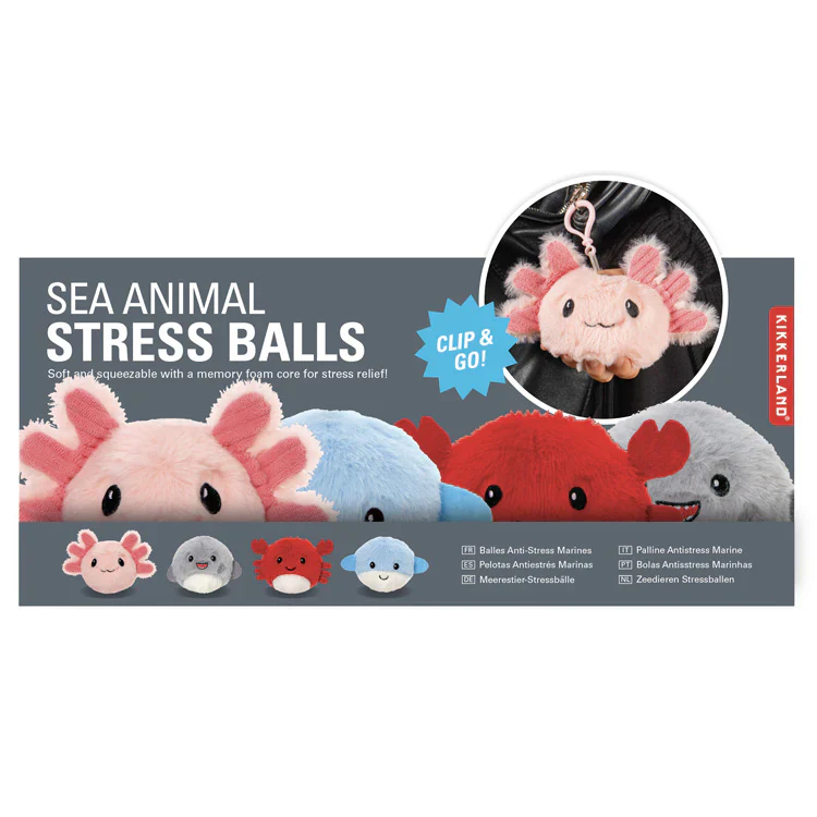 Kikkerland Sea Animal Stress Balls β Assorted Styles β Each Sold Separately - Image 2