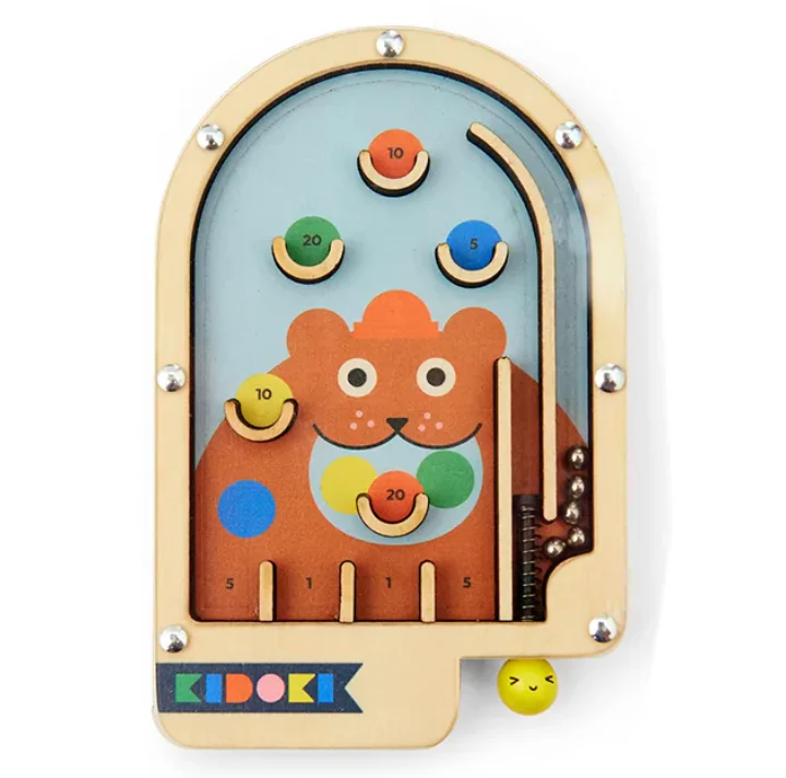 Kikkerland Wooden Pinball Games – Assorted Styles – Sold Individually - Image 5