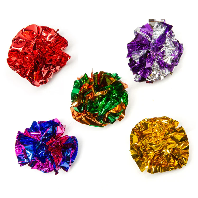 Kiko Crinkle Balls Cat Toy β Jar of 10 - Image 2