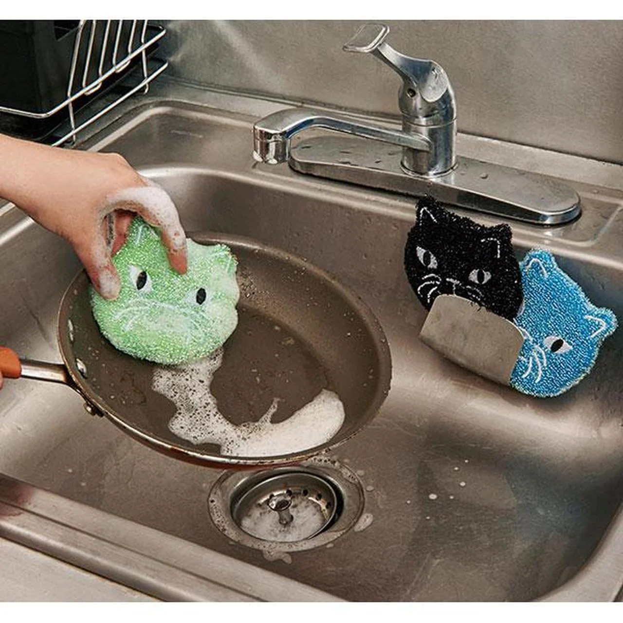 Kitty Scrub Sponges – Set of 3 - Image 3