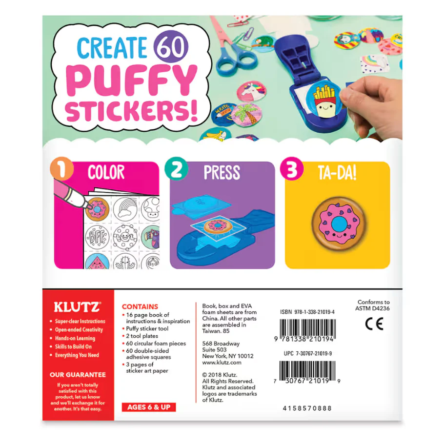 Klutz Make Your Own Puffy Stickers - Image 2