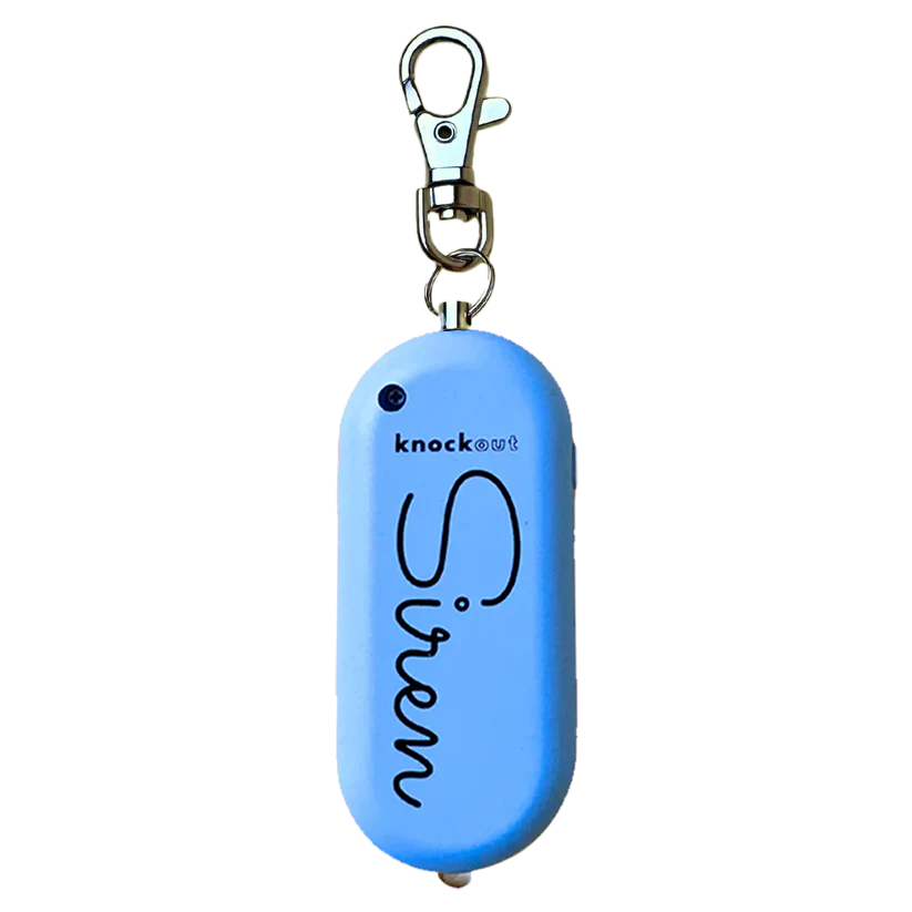 Knockout Rechargable Personal Safety Siren Alarm – Periwinkle