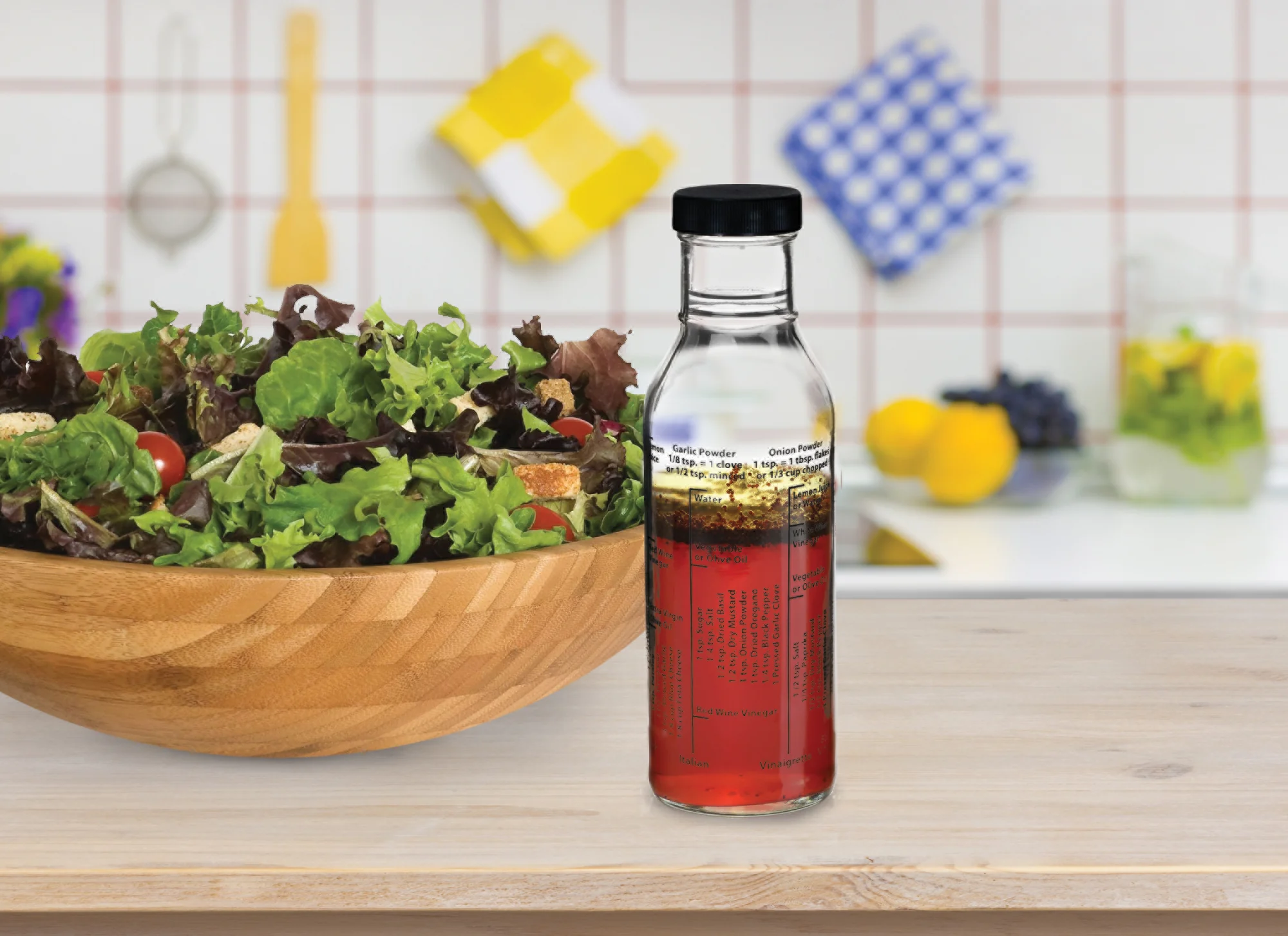 Kolder Salad Dressing Mixer Bottle – 13oz - Image 3