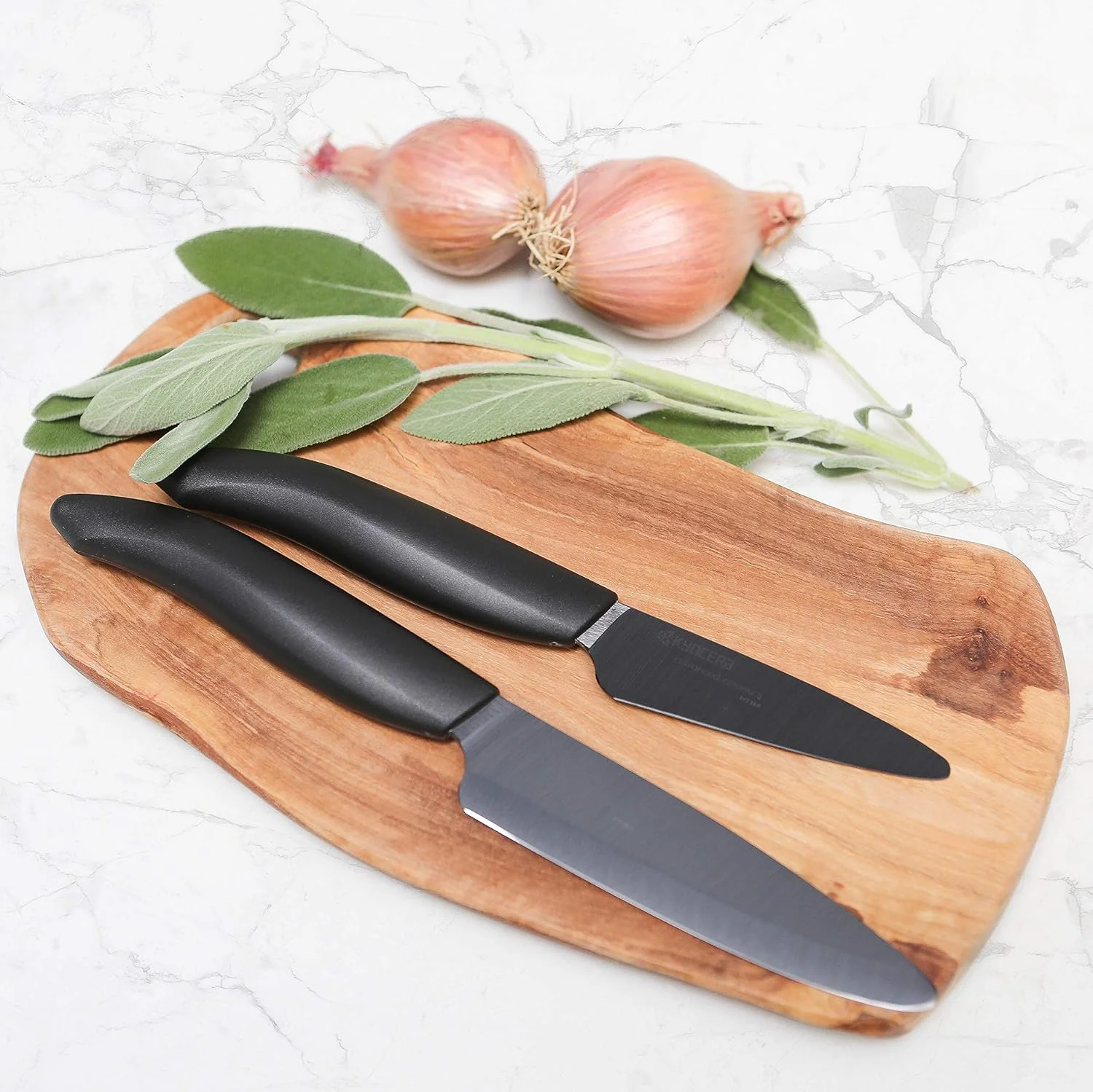 Kyocera 3 Piece Advanced Ceramic Revolution Series Knife Set – Black/Black - Image 4