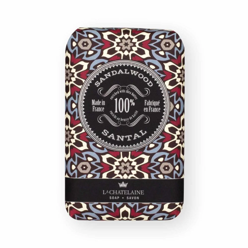 La Chatelaine Luxury Soap Bar โ Sandalwood โ 8.8oz