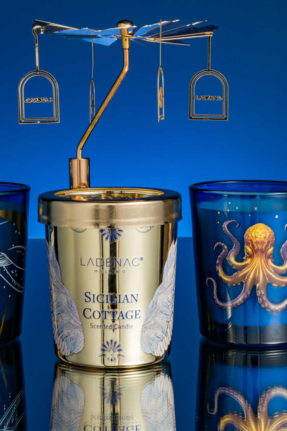 Ladenac Milano Sicilian Cottage Candle with Carousel – 2.6oz. - Image 4
