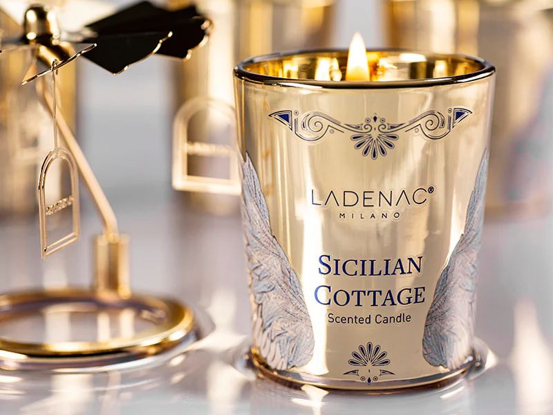 Ladenac Milano Sicilian Cottage Candle with Carousel – 2.6oz. - Image 5
