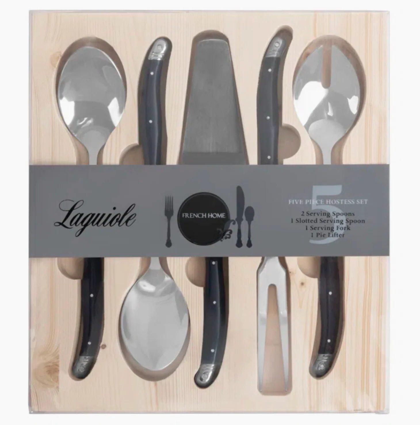 Laguiole 5-Piece Hostess Set - Navy Blue - Image 2
