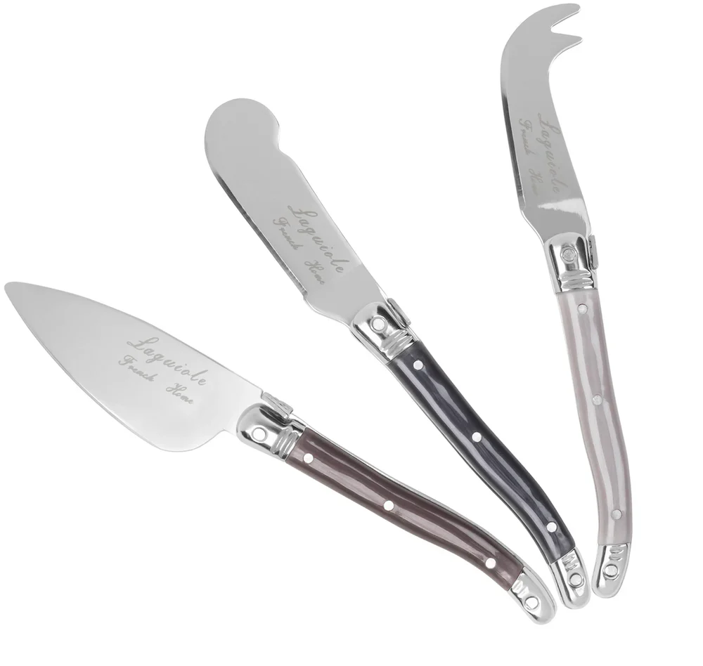 Laguiole Cheese Knife Set of 3 – Warm Hues Of Cinnamon And Spice