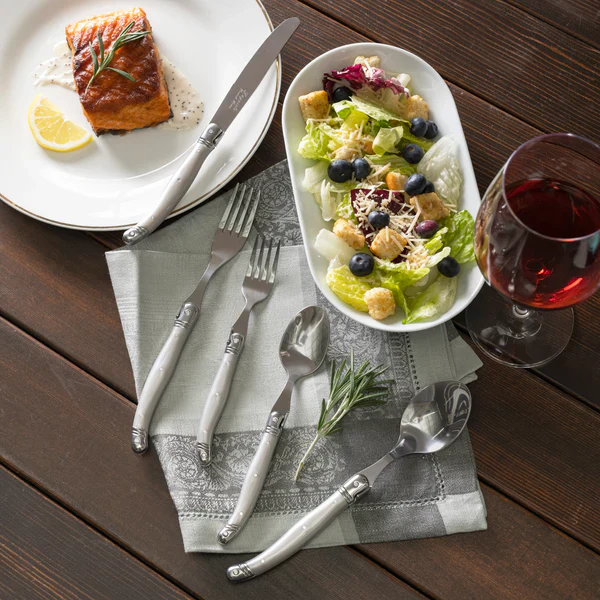 Laguiole French Flatware Set – 20 Piece - Service for 4 – Pewter - Image 4