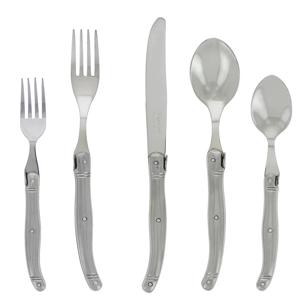 Laguiole French Flatware Set – 20 Piece - Service for 4 – Stainless Steel - Image 2