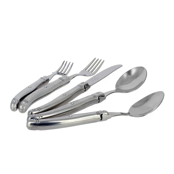 Laguiole French Flatware Set – 20 Piece - Service for 4 – Stainless Steel - Image 3