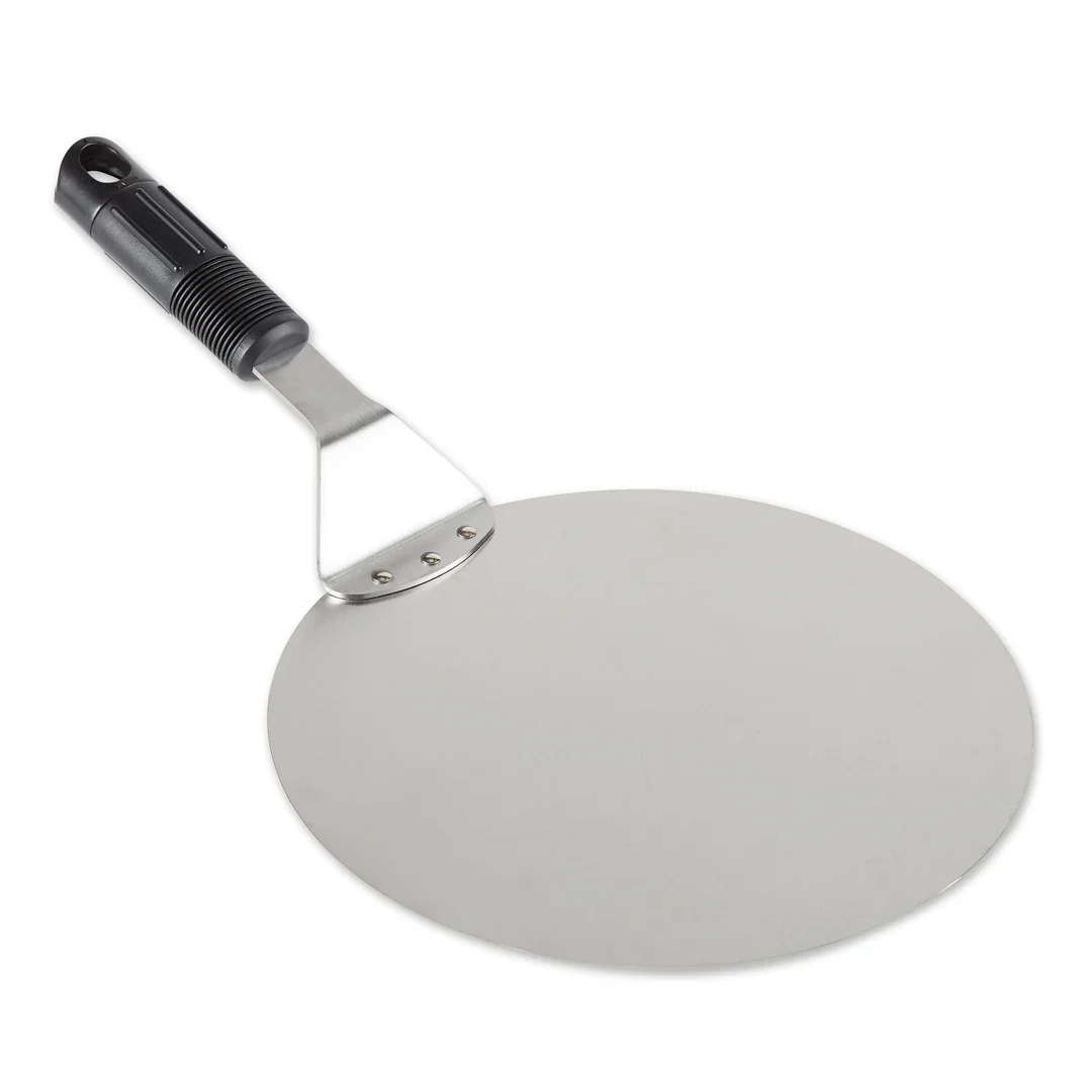 Large Round Oven Spatula – Stainless Steel – 10"dia. - Image 2