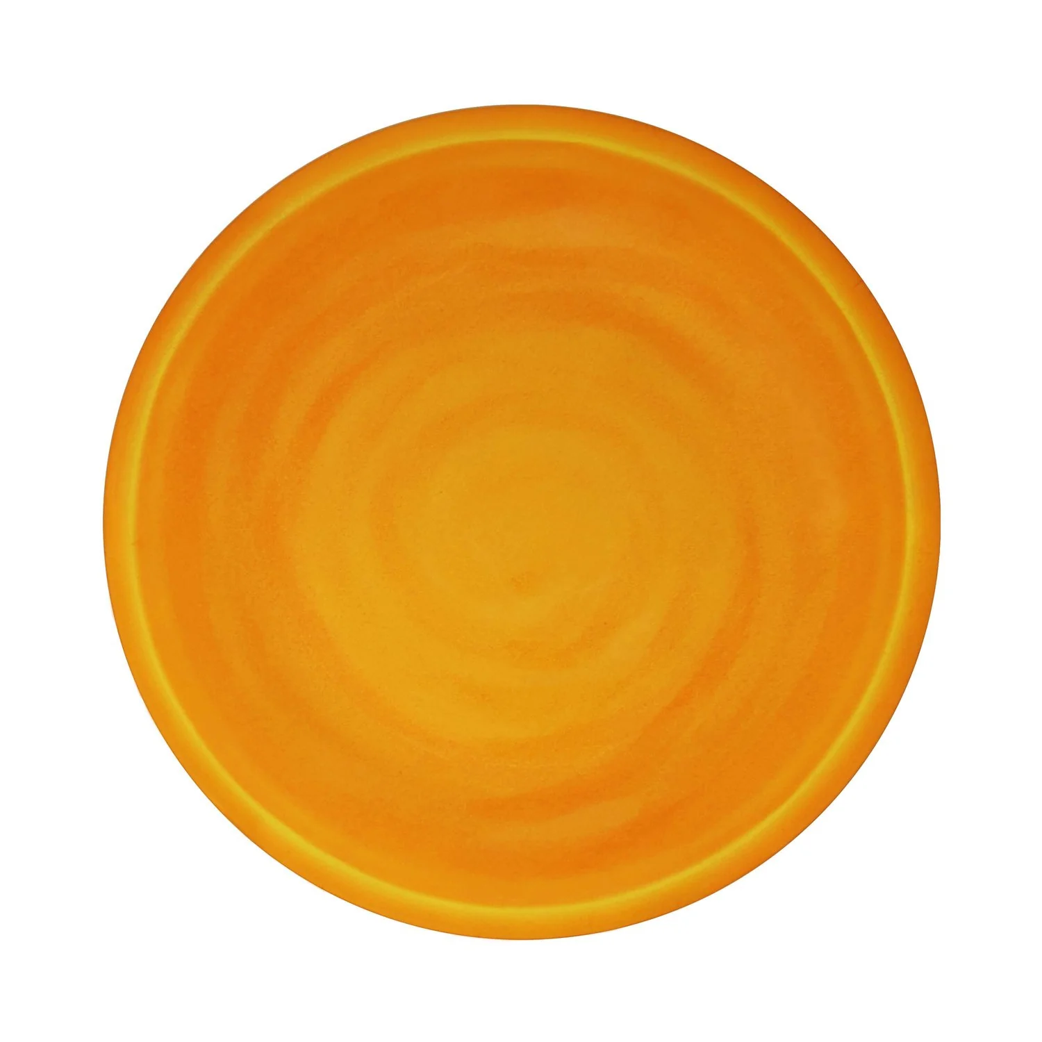 Le Cadeaux 11" Melamine Dinner Plate – Sicily Solid Orange