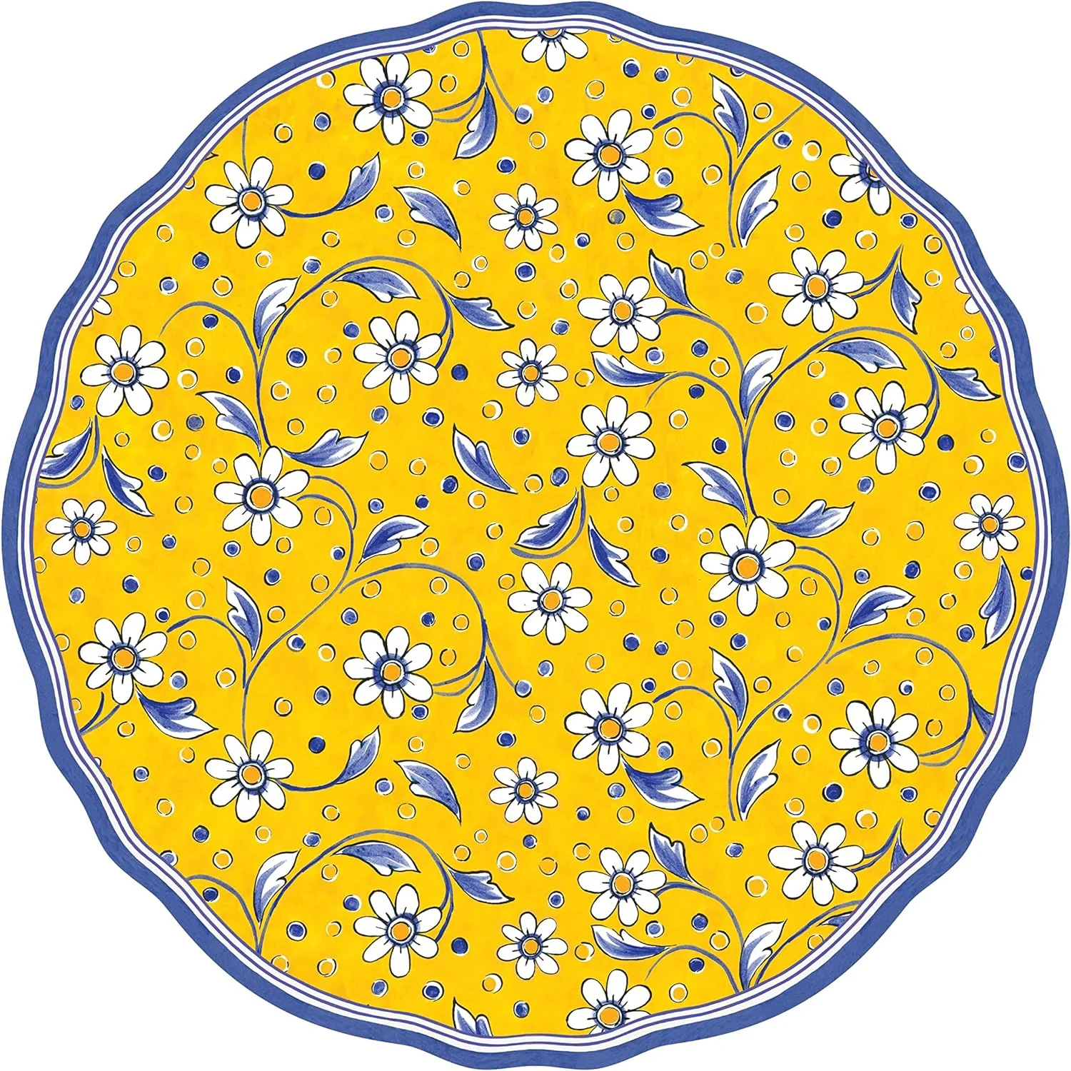 Le Cadeaux 15.5" Round Paper Placemats β Benidorm β Pack of 20 - Image 2