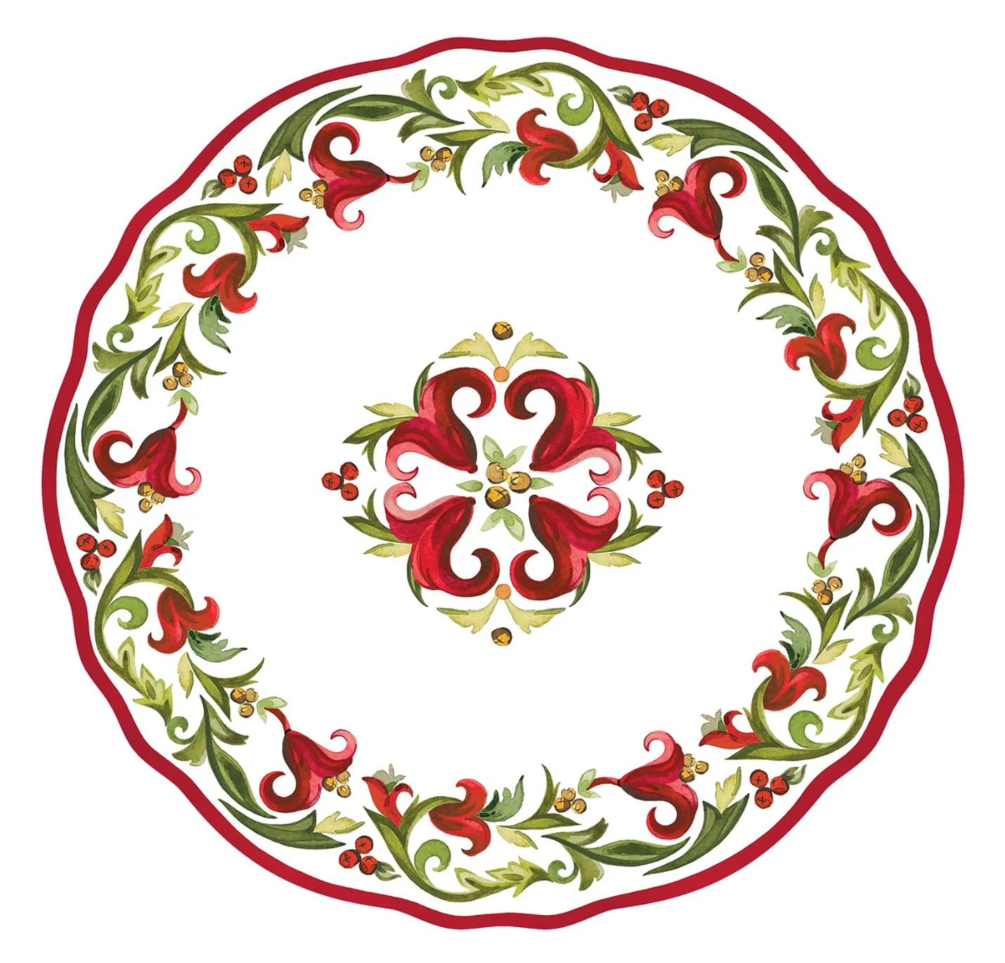 Le Cadeaux 15.5" Round Paper Placemats – Vischio – Pack of 20 - Image 2