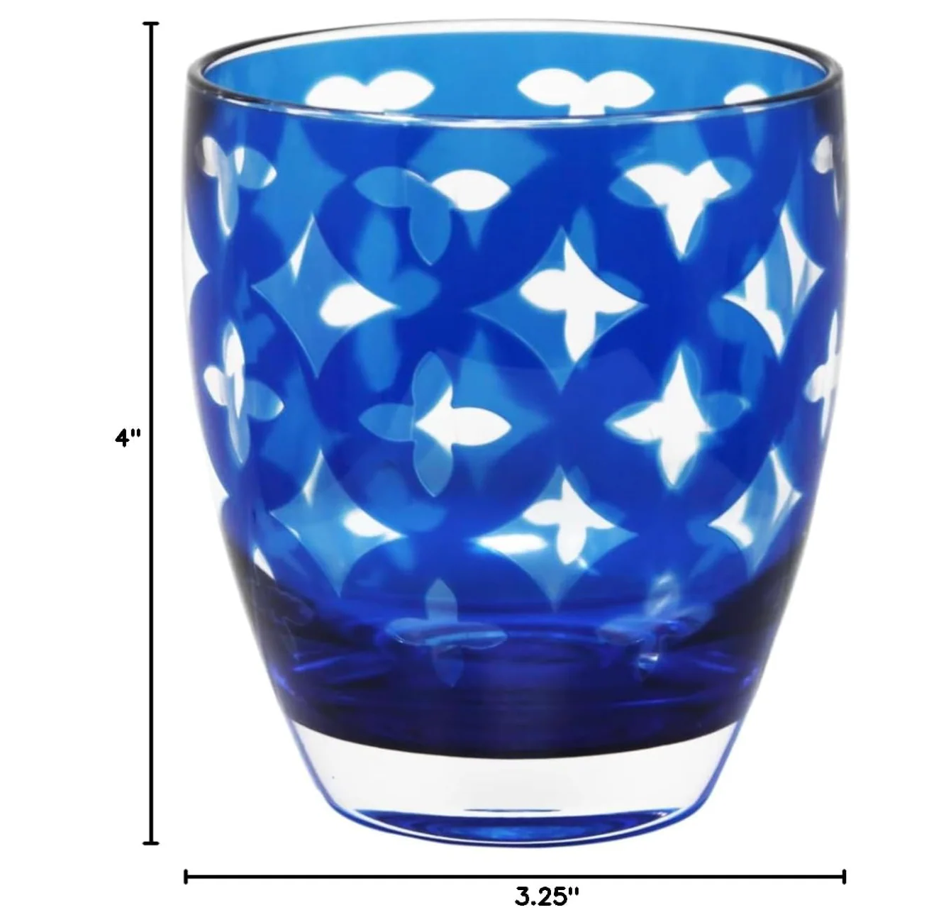 Le Cadeaux Palazzioi Acrylic Tumbler – Blue – 12oz. - Image 2