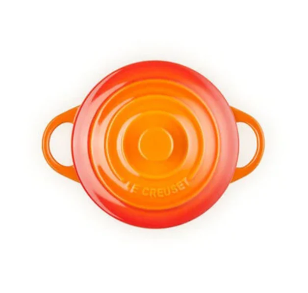 Le Creuset Mini Round Cocotte – 8oz. – Flame - Image 2