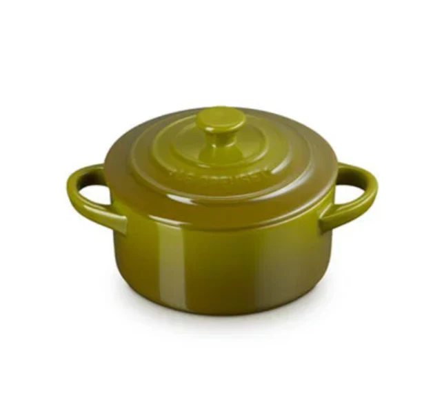 Le Creuset Mini Round Cocotte – 8oz. – Olive