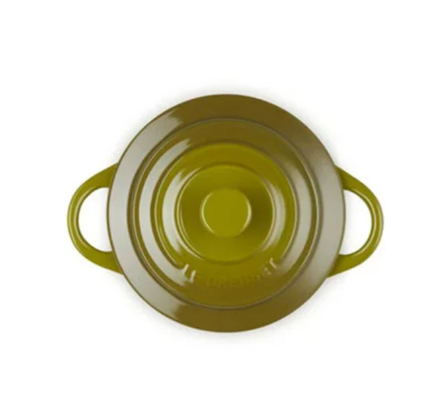 Le Creuset Mini Round Cocotte – 8oz. – Olive - Image 3
