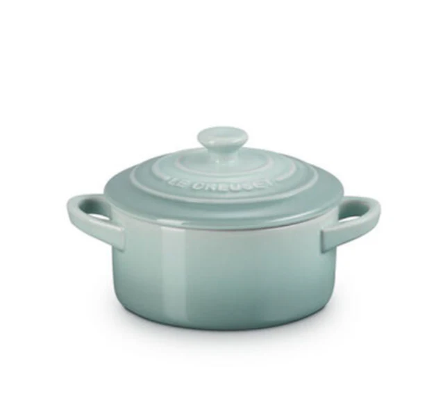 Le Creuset Mini Round Cocotte – 8oz. – Sea Salt - Image 2