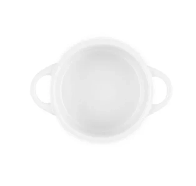 Le Creuset Mini Round Cocotte – 8oz. – White - Image 4