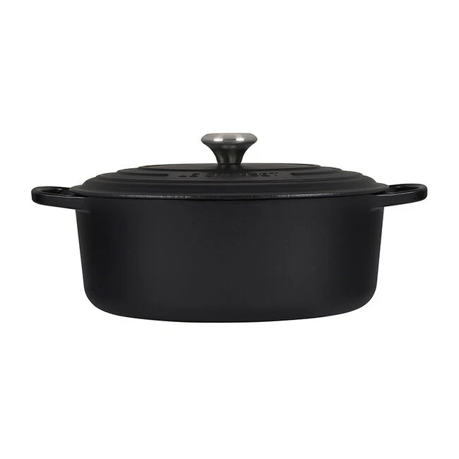 Le Creuset Oval Dutch Oven – 6.75 QT – Licorice - Image 4