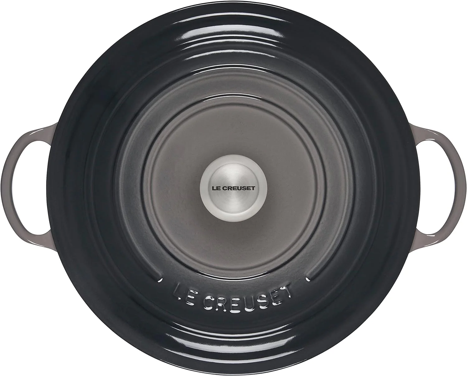 Le Creuset SPECIAL Round Cast Iron Signature Chef's Oven – 7.5 QT – Oyster - Image 2