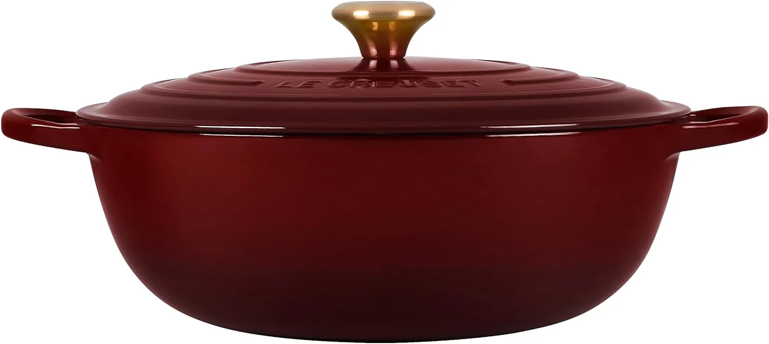 Le Creuset SPECIAL Round Cast Iron Signature Chef's Oven – 7.5 QT – Rhone - Image 3