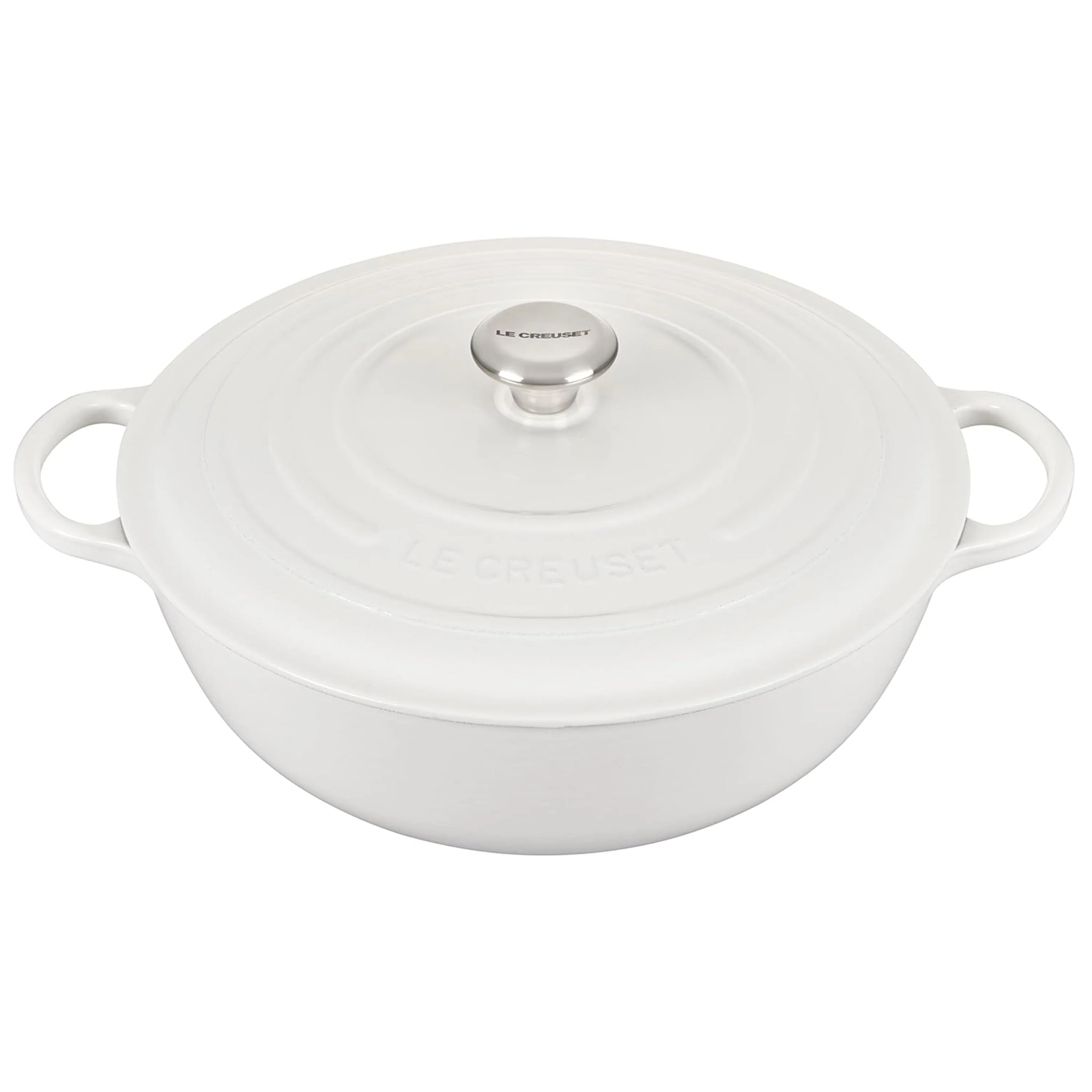Le Creuset SPECIAL Round Cast Iron Signature Chef's Oven β 7.5 QT β White