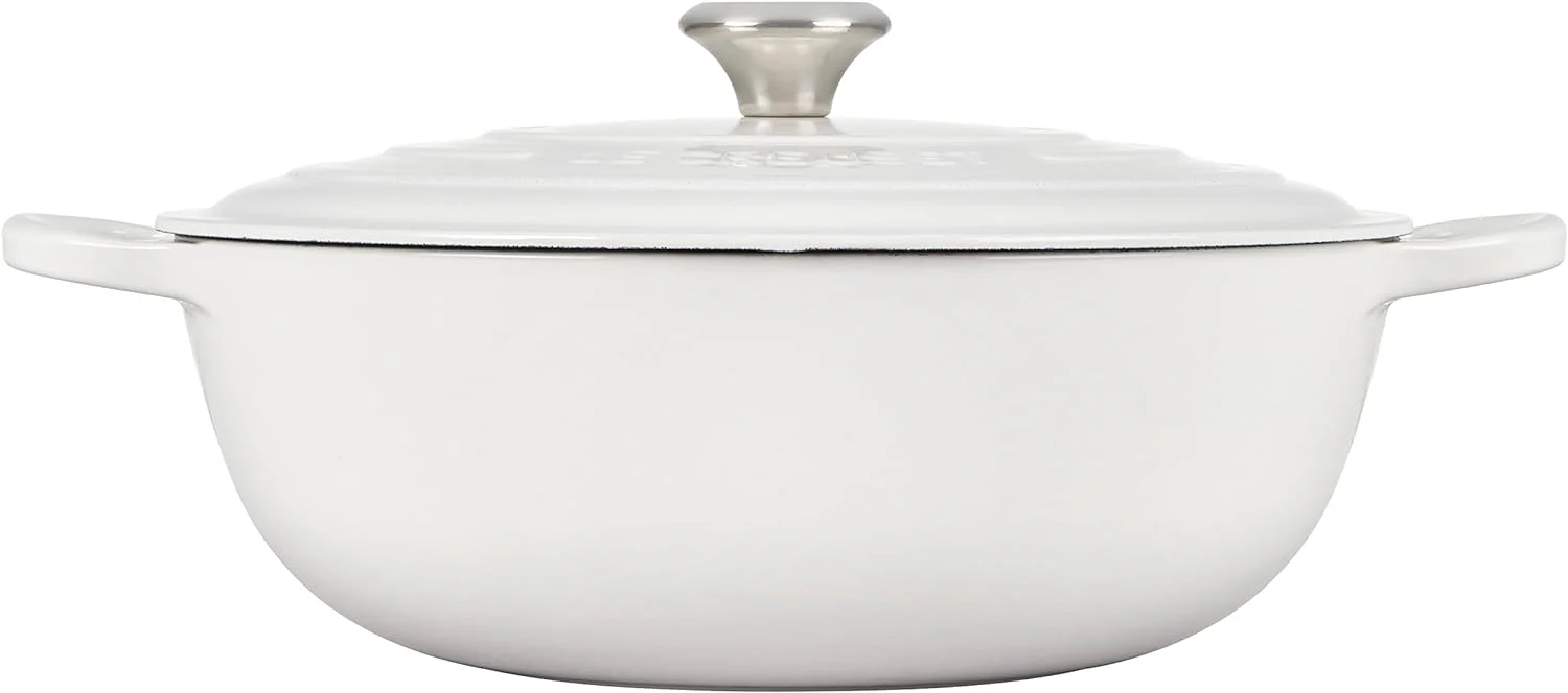 Le Creuset SPECIAL Round Cast Iron Signature Chef's Oven β 7.5 QT β White - Image 2