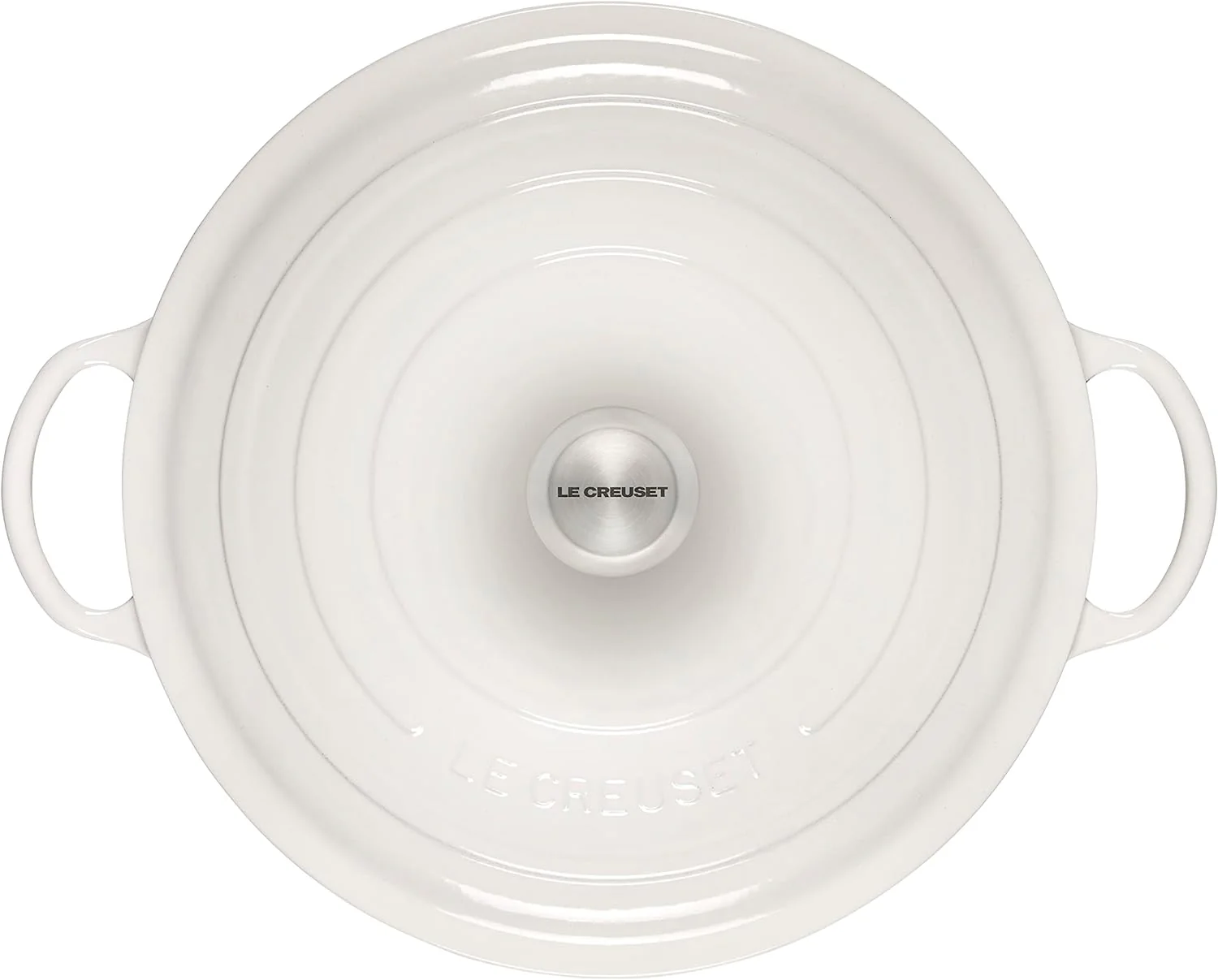 Le Creuset SPECIAL Round Cast Iron Signature Chef's Oven β 7.5 QT β White - Image 3