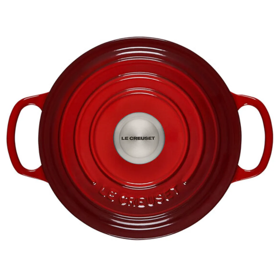 Le Creuset Round Dutch Oven – Stainless Steel Knob – 2QT – Cerise - Image 3