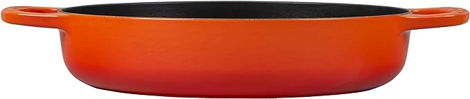 Le Creuset Signature Cast Iron Everyday Pan – SPECIAL – 11" – Flame - Image 2