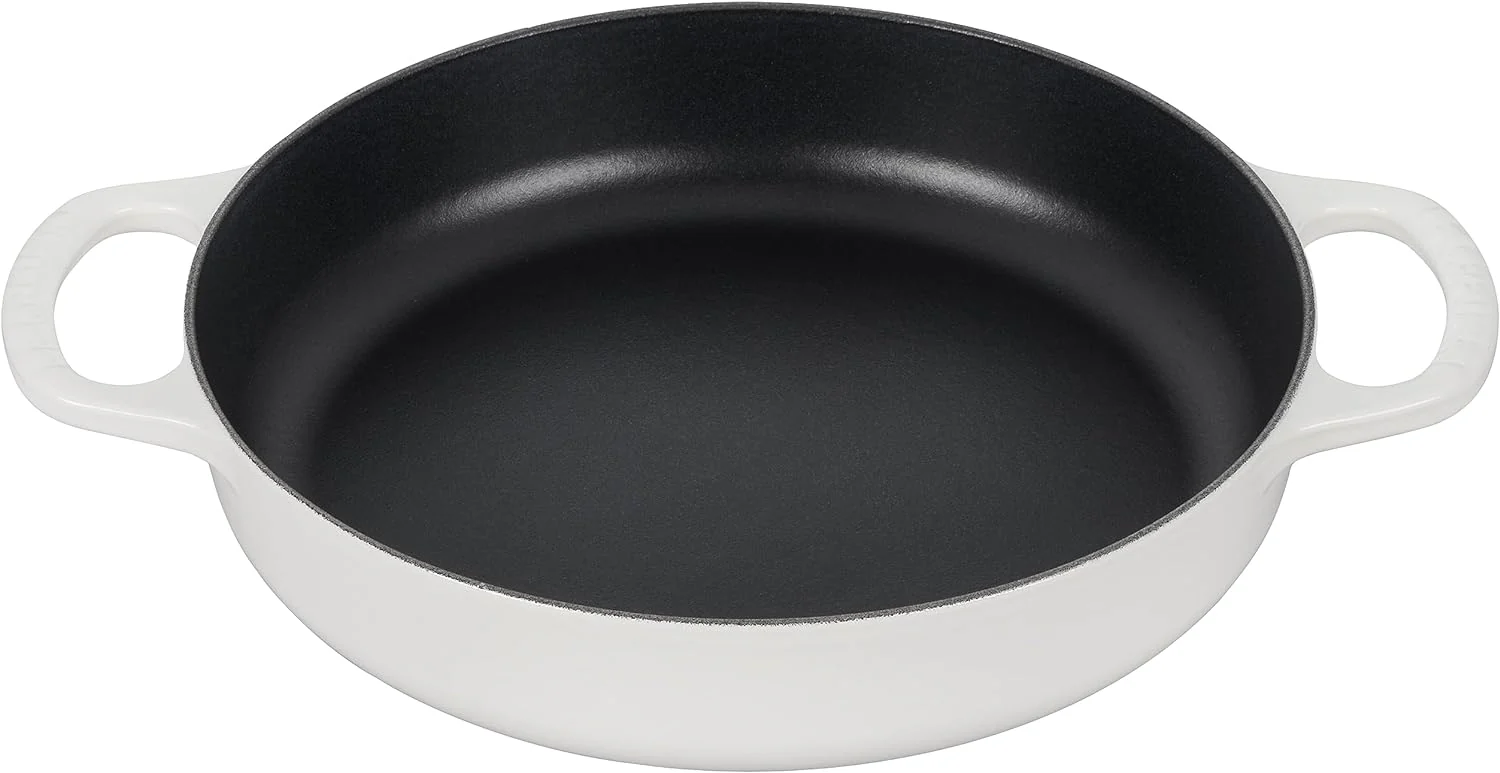 Le Creuset Signature Cast Iron Everyday Pan – SPECIAL – 11" – White