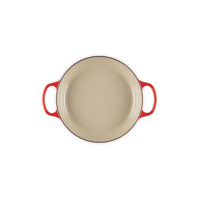 Le Creuset Signature Round Braiser with Glass Lid – 2.25qt. – Cerise - Image 3