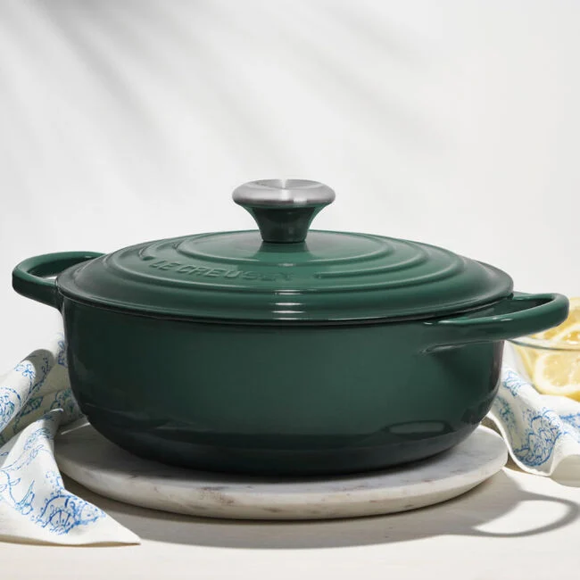 Le Creuset Signature Sauteuse Oven – 3.5QT – Artichaut - Image 4